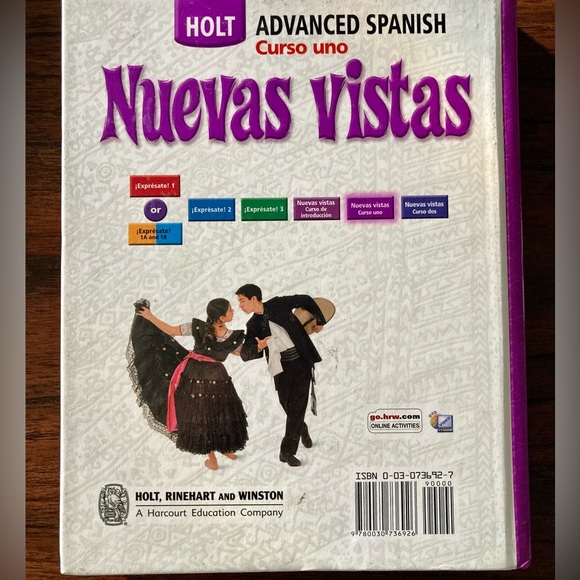 Nuevas Vistas Advanced Spanish Curso Uno Student Edition - Picture 2 of 9